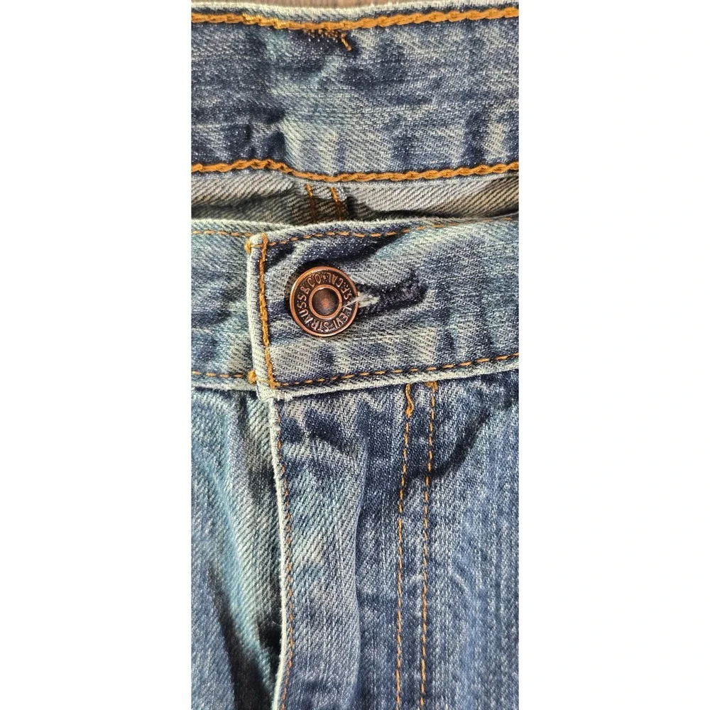 Levi's 559 Relaxed Straight Denim Blue jeans Mens Tag Sz 36x32 Measures 36x30‎